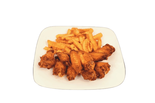 10 Wings & Fries