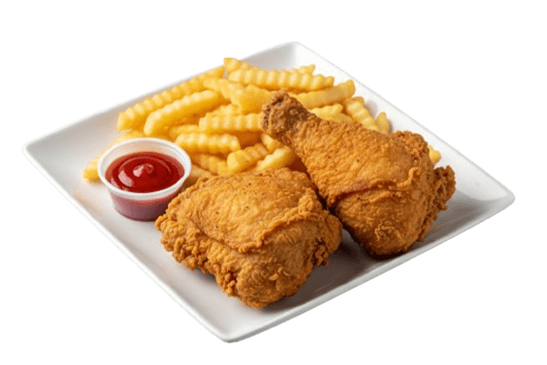 2 PC Fried Chicken & Fries
