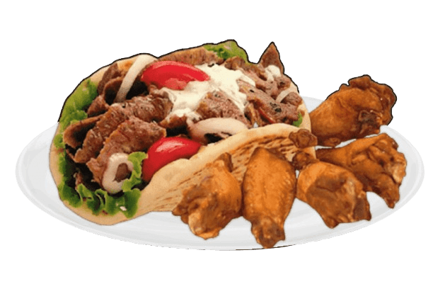 Gyro 5 Wings & Fries